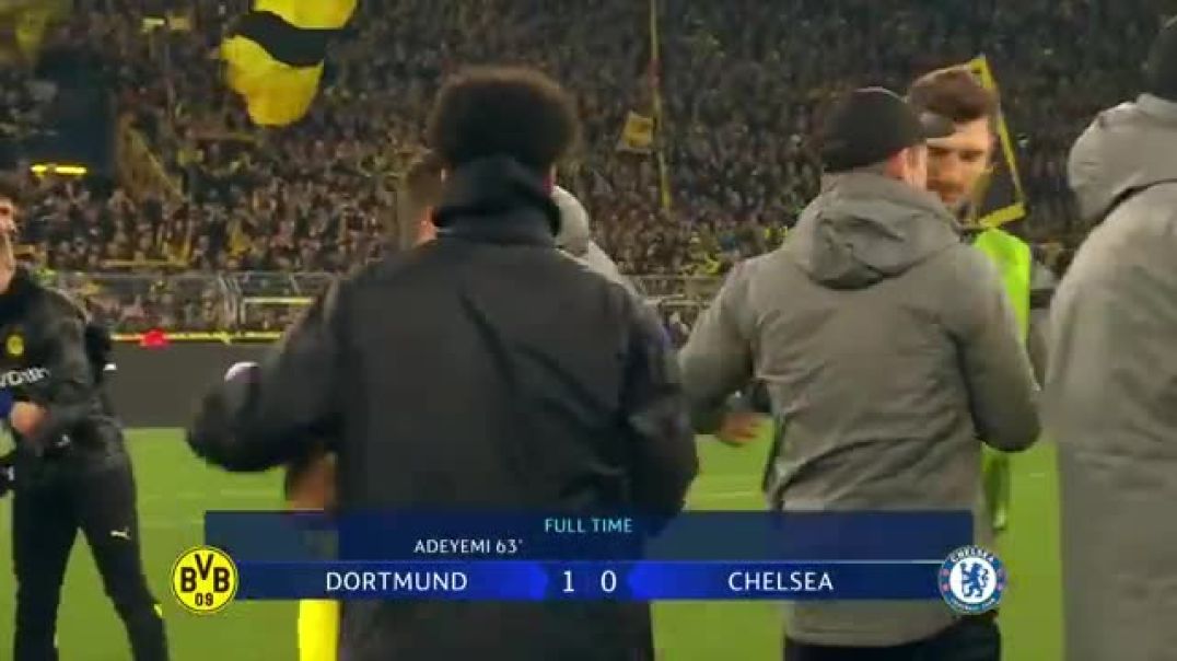 UEFA Champions League _ Round of 16 _ 1st Leg _ Dortmund v Chelsea _ Highlights